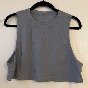 lululemon mesh cropped tank